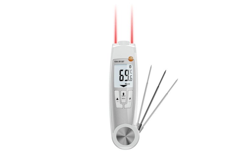 Testo 104-IR BT - Infračervený/prepichovací teplomer s Infračervené + bodavé meranie